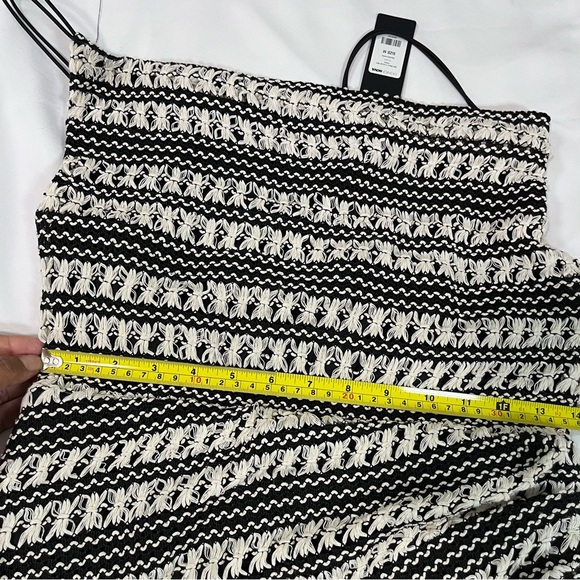 Fashion Nova Bali Mami Mini Woven Dress - Black/Combination - Picture 10 of 11